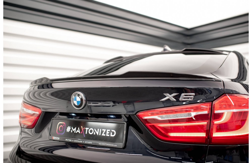 Spoiler Cap 3D V.1 BMW X6 F16 M-Pack / X6 M F86 Spoiler Cap 3D V.1 BMW X6 F16 M-Pack / X6 M F86