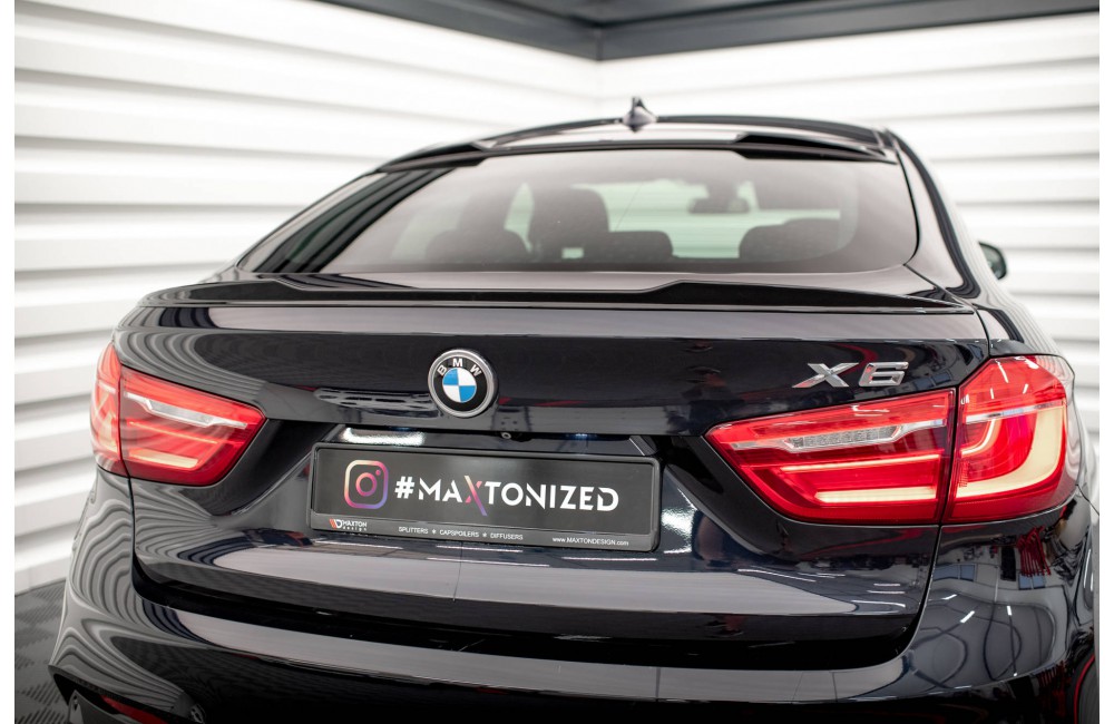 Spoiler Cap 3D V.1 BMW X6 F16 M-Pack / X6 M F86 Spoiler Cap 3D V.1 BMW X6 F16 M-Pack / X6 M F86