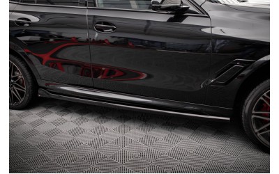Side Skirts Diffusers V.2 BMW X6 M F96 / X6 M-Pack G06
