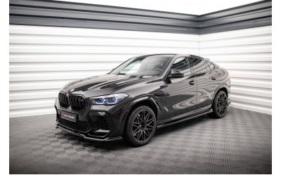 Side Skirts Diffusers V.2 BMW X6 M F96 / X6 M-Pack G06