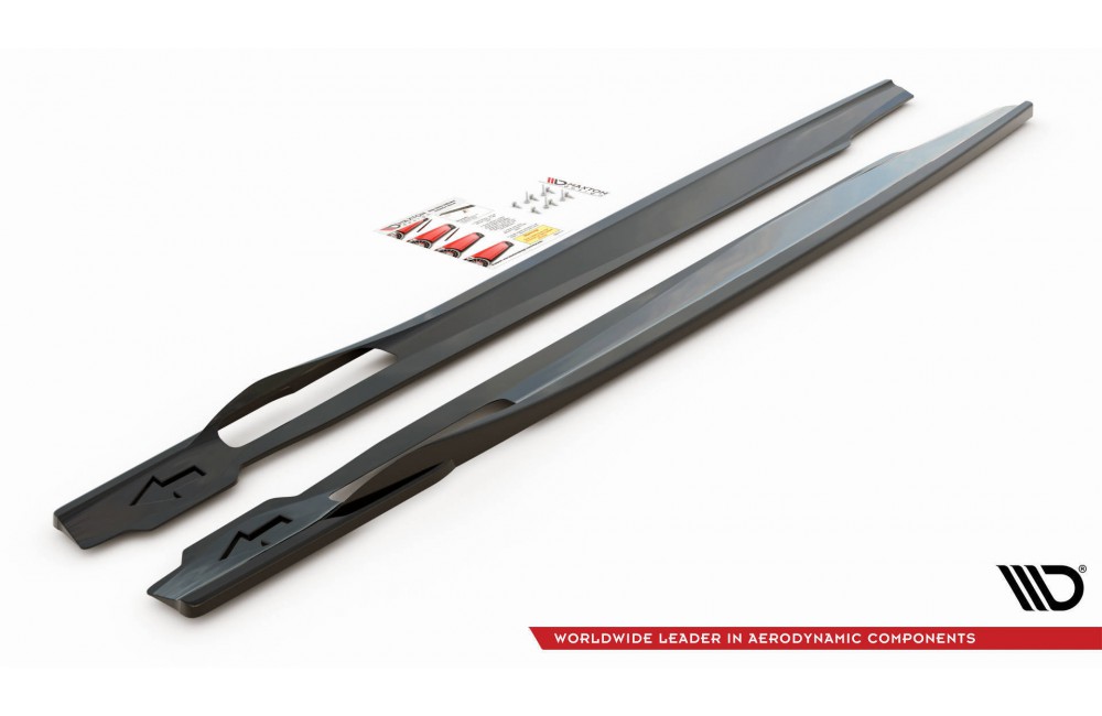 Set of Splitters BMW X6 M F96 Facelift