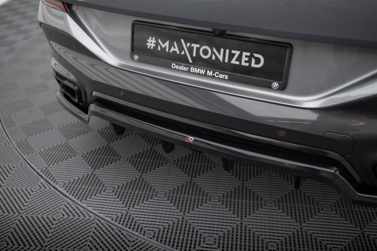 Οπίσθιο Splitter (με κατακόρυφες ράβδους) V.1 BMW X6 M-Pack G06 Facelift