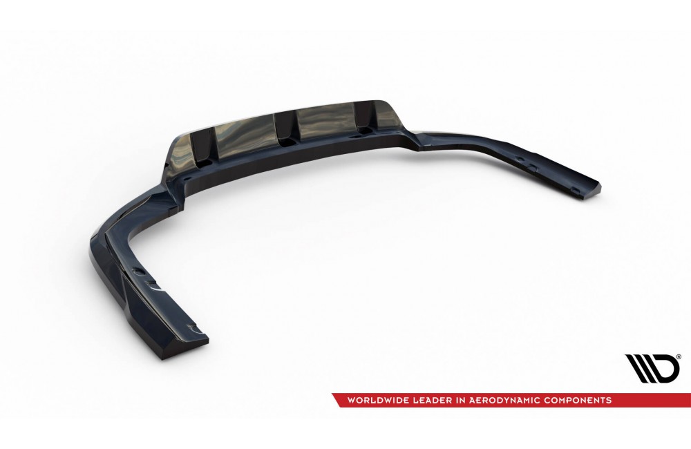 Rear Splitter (with vertical bars) V.1 BMW X6 M-Pack G06 Facelift