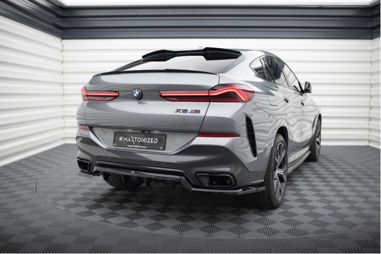 Οπίσθιο Splitter (με κατακόρυφες ράβδους) V.1 BMW X6 M-Pack G06 Facelift