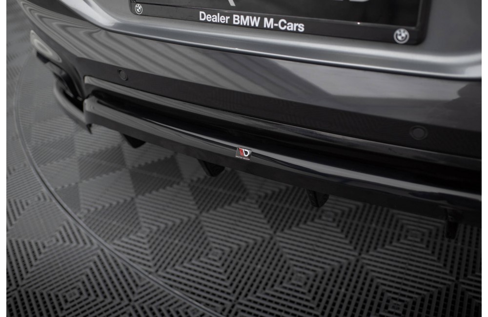 Rear Splitter (with vertical bars) V.2 BMW X6 M-Pack G06 Facelift