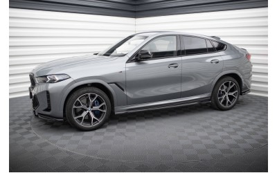 Side Skirts Diffusers V.1 BMW X6 M-Pack G06 Facelift