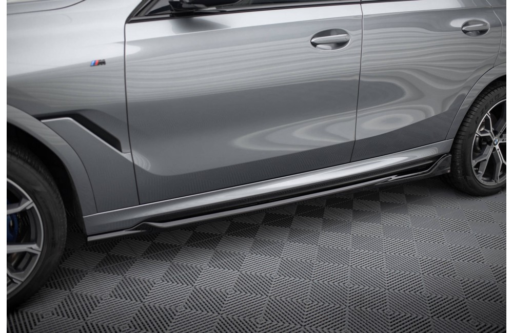 Side Skirts Diffusers V.2 BMW X6 M-Pack G06 Facelift Side Skirts Diffusers V.2 BMW X6 M-Pack G06 Facelift