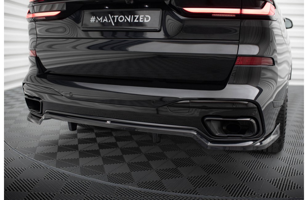 Rear Splitter (with vertical bars) BMW X7 M-Pack G07 Facelift