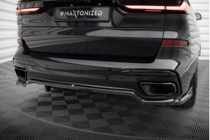 Rear Splitter (with vertical bars) BMW X7 M-Pack G07 Facelift