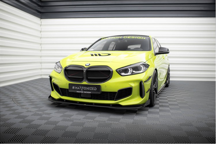 Street Pro Μπροστινή Splitter + Flaps BMW 1 M-Pack / M135i / 128ti F40