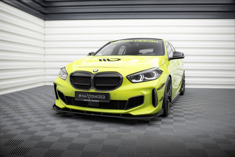 Street Pro Μπροστινή Splitter + Flaps BMW 1 M-Pack / M135i / 128ti F40