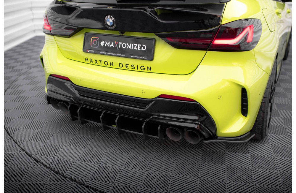 Street Pro Rear Diffuser V.4 BMW 1 F40 M-Pack / M135i - Black