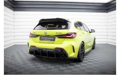 Street Pro Rear Side Splitters V.1 BMW 1 F40 M-Pack / M135i - Black