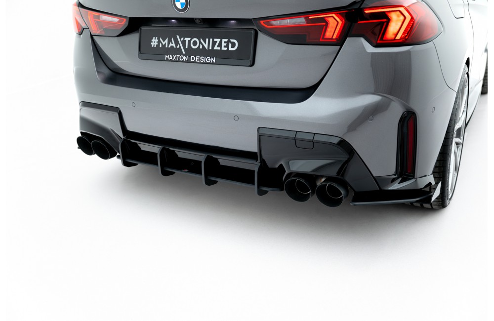 Street Pro Rear Diffuser BMW M135i F70 - Black