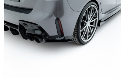 Street Pro Rear Side Splitters V.2 BMW 1 M-Pack F70 - Black