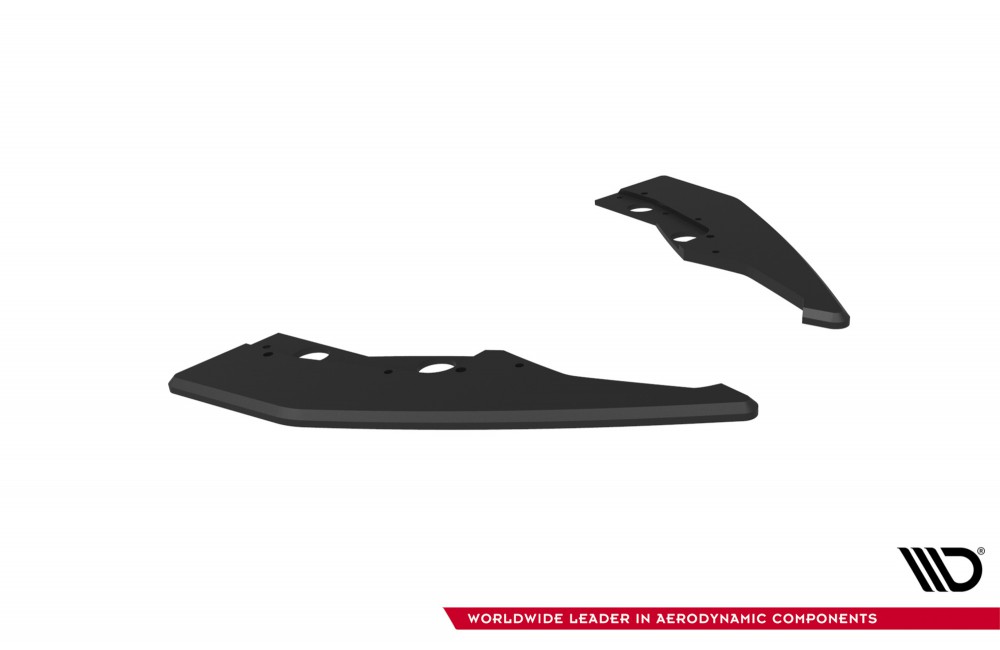 Street Pro Rear Side Splitters V.2 BMW 1 M-Pack F70 - Black-Red Street Pro Rear Side Splitters V.2 BMW 1 M-Pack F70 - Black-Red