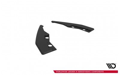 Street Pro Rear Side Splitters V.2 BMW 1 M-Pack F70 - Black-Red