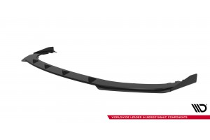 Street Pro Front Splitter + Flaps BMW 1 M-Pack F70 - Black + Gloss Flaps