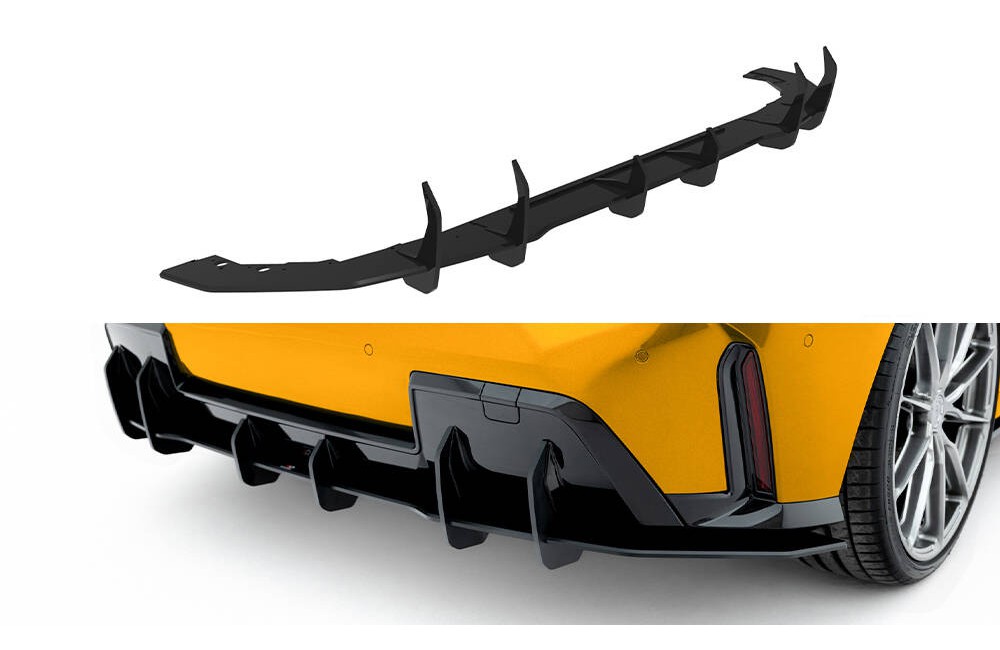Street Pro Rear Diffuser BMW 1 M-Pack F70 - Black