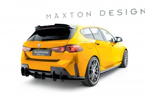 Street Pro Rear Diffuser BMW 1 M-Pack F70 - Black