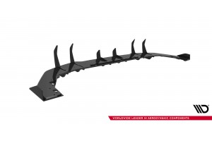 Street Pro Rear Diffuser + Flaps BMW 1 M-Pack F70 - Black + Gloss Flaps