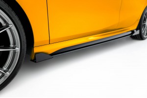 Street Pro Side Skirts Diffusers + Flaps BMW M135i F70 - Black + Gloss Flaps Street Pro Side Skirts Diffusers + Flaps BMW M135i F70 - Black + Gloss Flaps