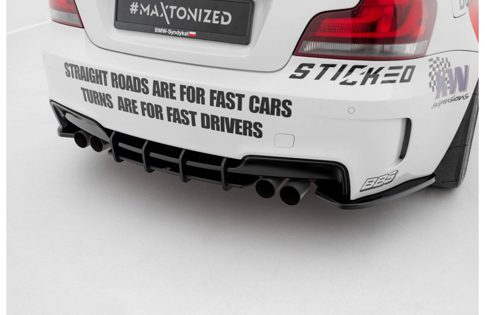 Street Pro Rear Diffuser BMW 1 M Coupe E82 - Black
