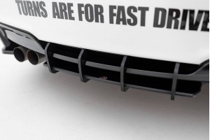 Street Pro Rear Diffuser BMW 1 M Coupe E82 - Black