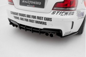 Street Pro Rear Diffuser BMW 1 M Coupe E82 - Black
