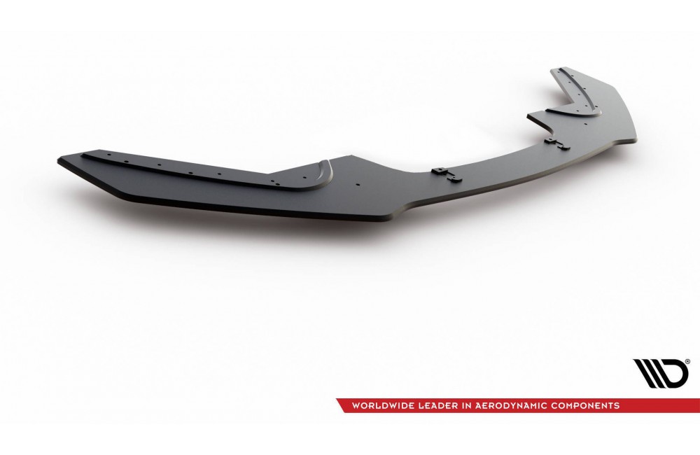 Street Pro Front Splitter V.3 for BMW 1 F20 M-Pack Facelift / M140i  - Black