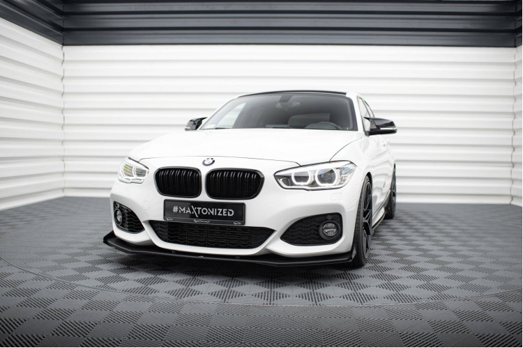 Street Pro Front Splitter V.3 + Flaps για BMW 1 F20 M-Pack Facelift / M140i