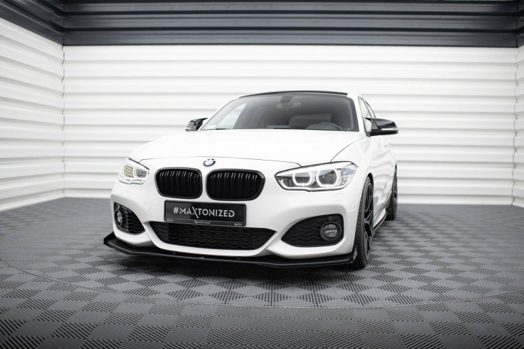 Street Pro Front Splitter V.3 + Flaps για BMW 1 F20 M-Pack Facelift / M140i