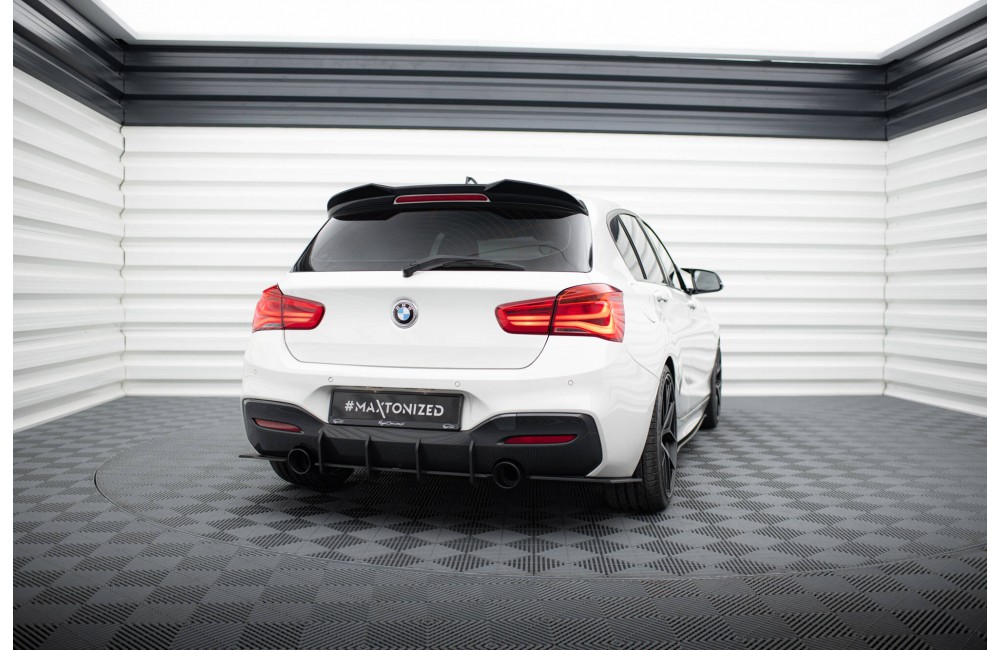 Street Pro Rear Side Splitters V.2 for BMW 1 F20 M-Pack M140i - Black Street Pro Rear Side Splitters V.2 for BMW 1 F20 M-Pack M140i - Black