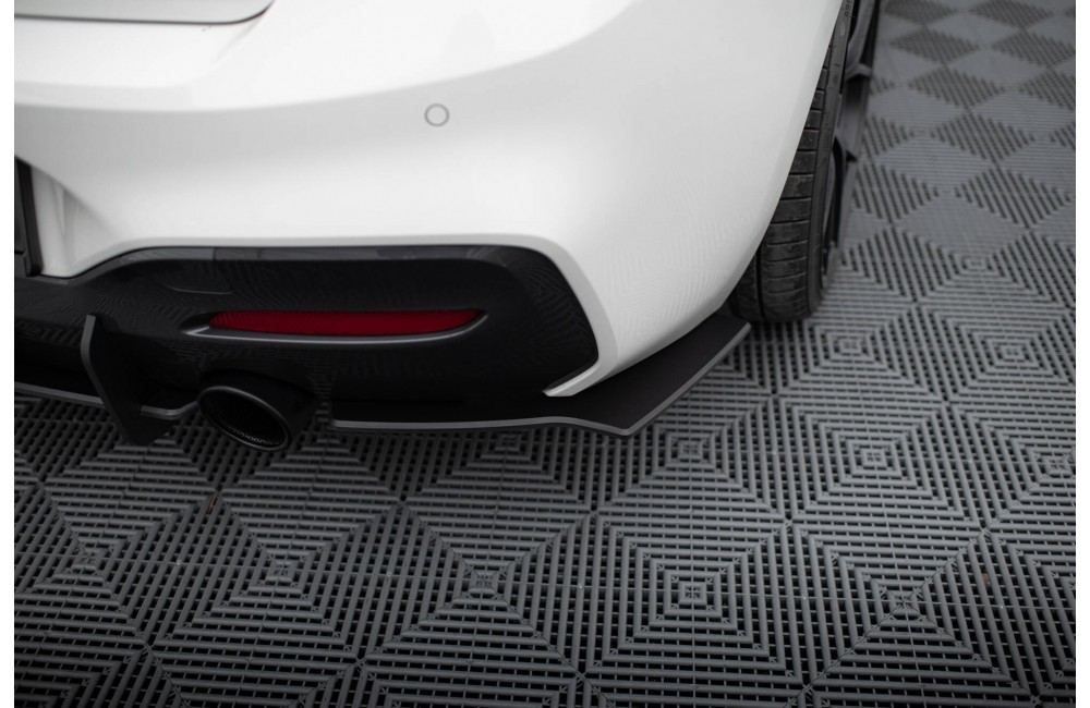 Street Pro Rear Side Splitters V.2 for BMW 1 F20 M-Pack M140i - Black Street Pro Rear Side Splitters V.2 for BMW 1 F20 M-Pack M140i - Black
