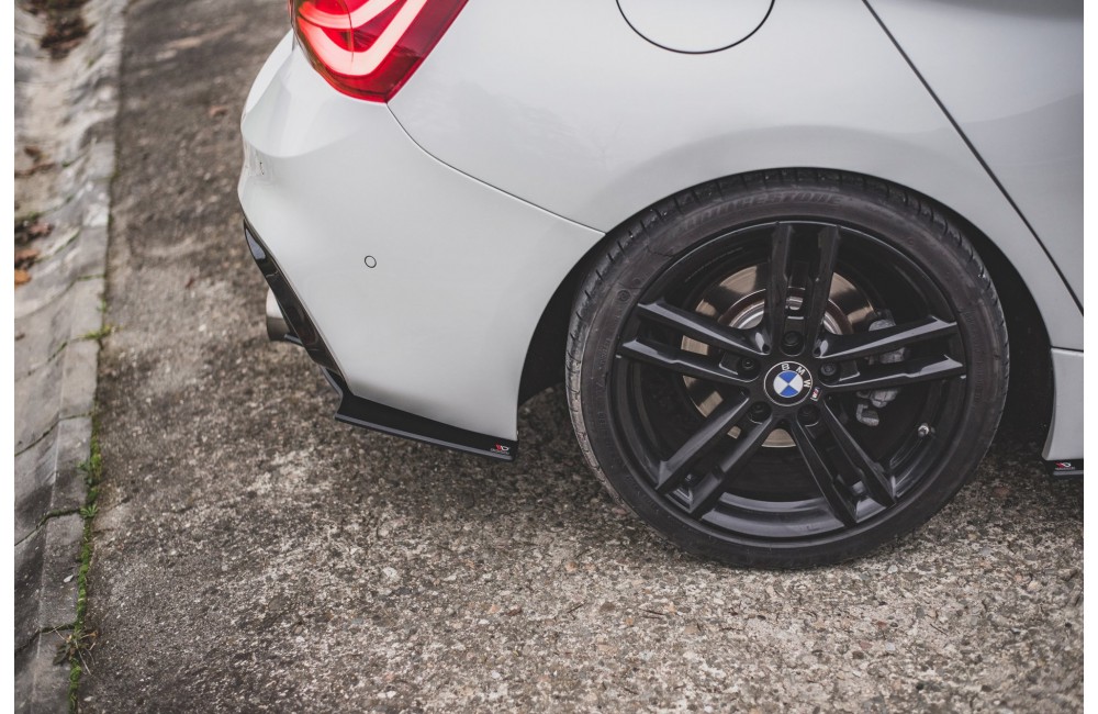 Street Pro Rear Side Splitters V.3 for BMW 1 F20 M140i - Black Street Pro Rear Side Splitters V.3 for BMW 1 F20 M140i - Black