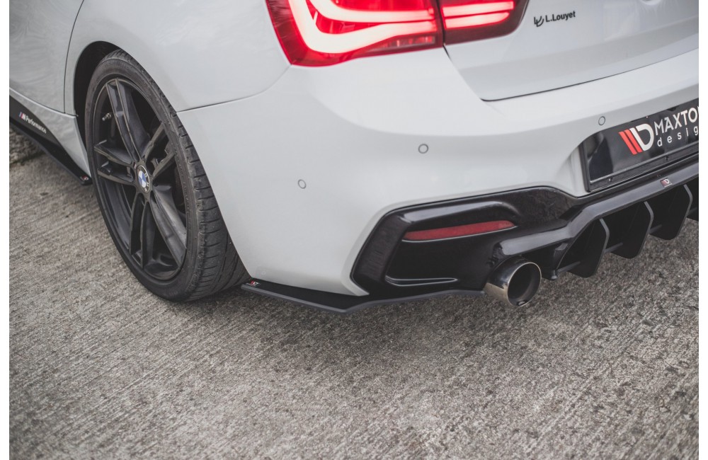 Street Pro Rear Side Splitters V.3 for BMW 1 F20 M140i - Black Street Pro Rear Side Splitters V.3 for BMW 1 F20 M140i - Black