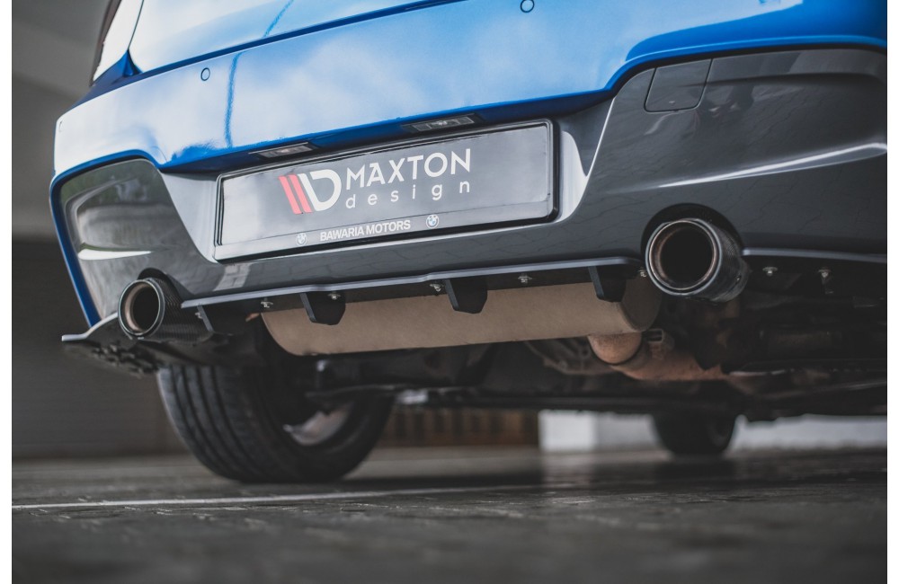 Street Pro Rear Diffuser BMW M135i F20 - Black