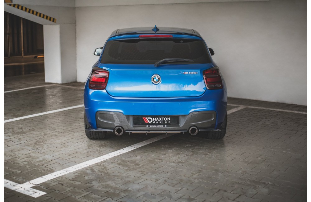 Street Pro Rear Diffuser BMW M135i F20 - Black