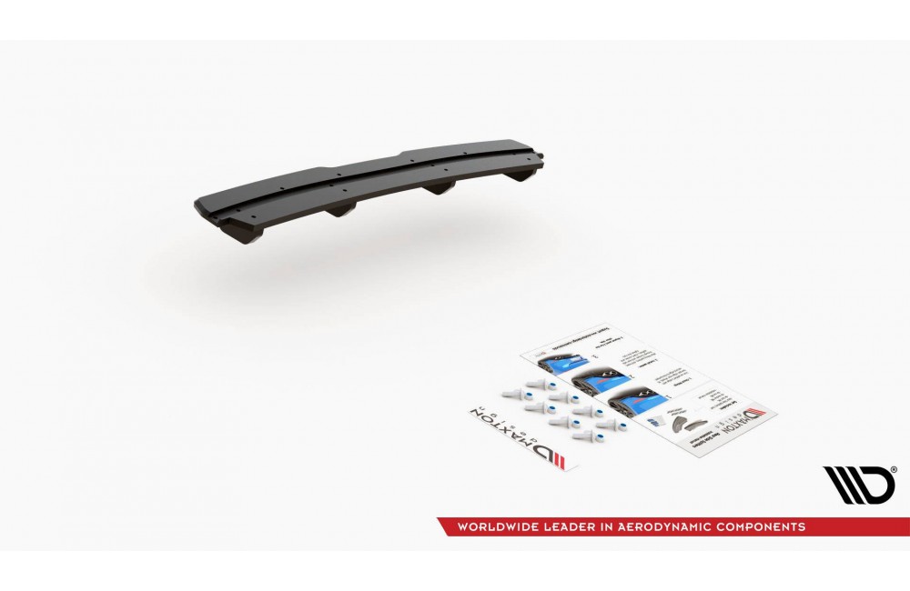 Street Pro Rear Diffuser BMW M135i F20 - Black