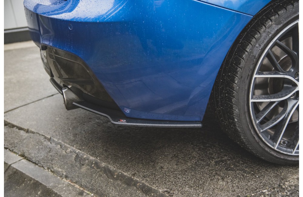 Street Pro Rear Side Splitters BMW M135i F20 - Black