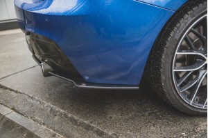 Street Pro Rear Side Splitters BMW M135i F20 - Black