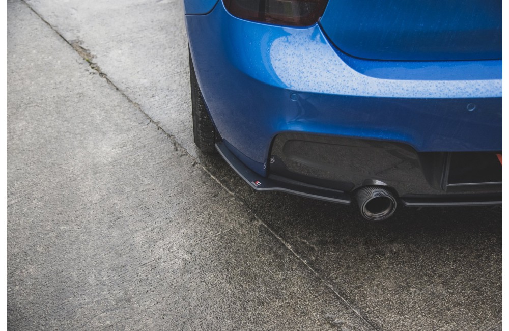 Street Pro Rear Side Splitters BMW M135i F20 - Black