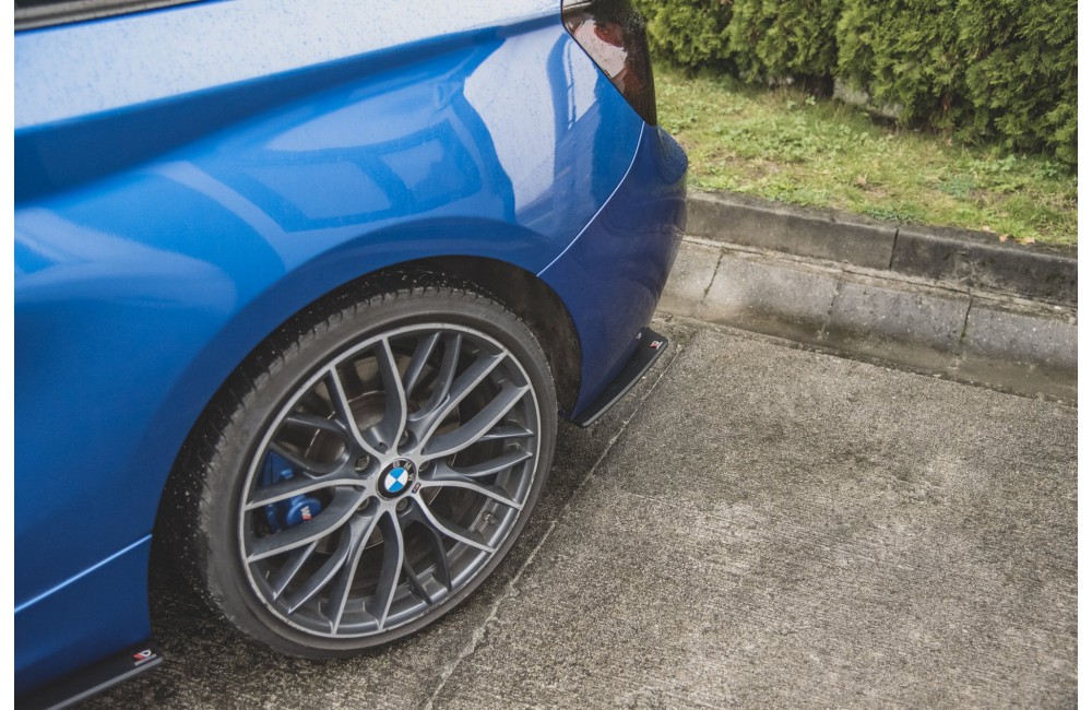 Street Pro Rear Side Splitters BMW M135i F20 - Black