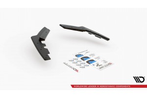 Street Pro Rear Side Splitters BMW M135i F20 - Black