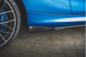 Street Pro Side Skirts Diffusers + Flaps BMW 1 F21 M135i / M140i / M-Pack - Black + Gloss Flaps Street Pro Side Skirts Diffusers + Flaps BMW 1 F21 M135i / M140i / M-Pack - Black + Gloss Flaps