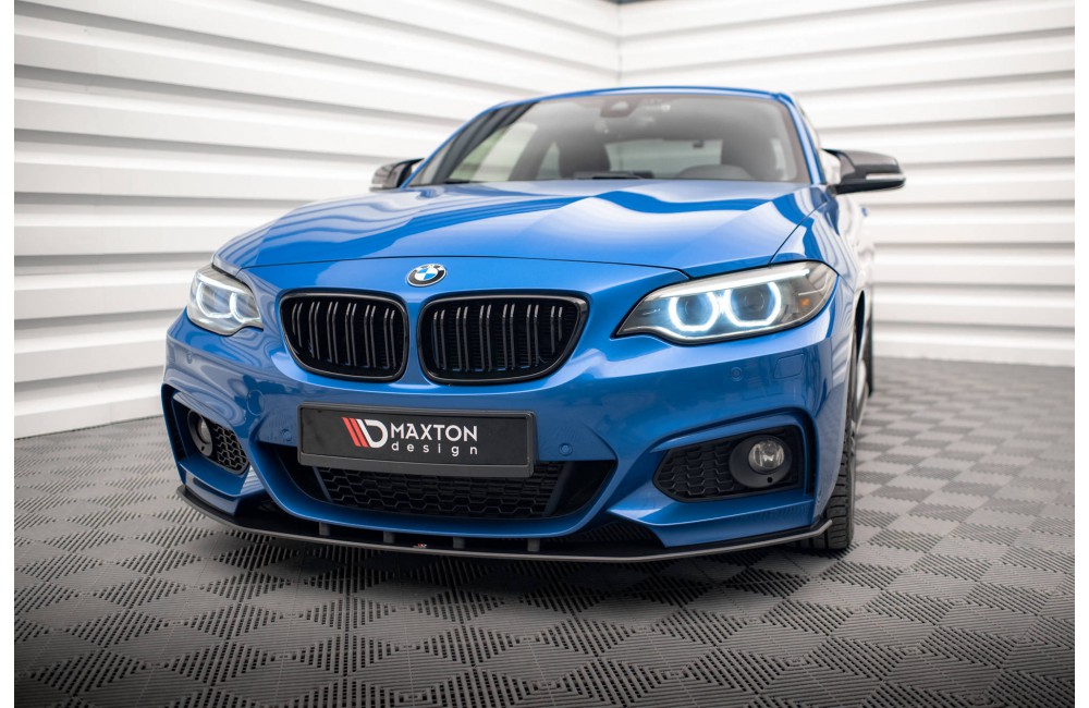 Street Pro Front Splitter BMW 2 M-Pack F22 - Black