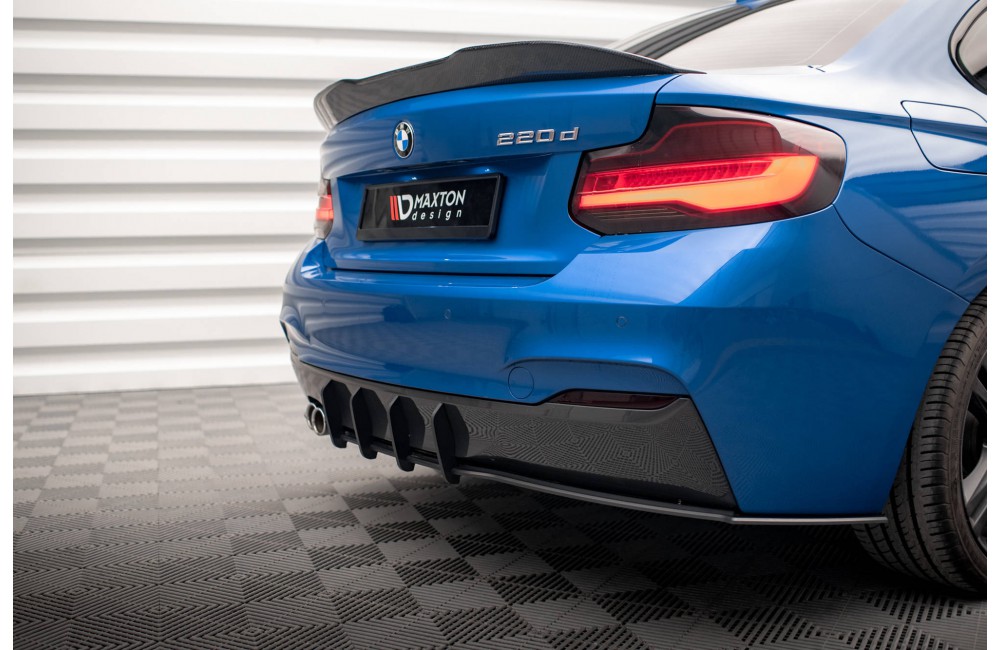 Street Pro Rear Diffuser BMW 2 M-Pack F22 - Black