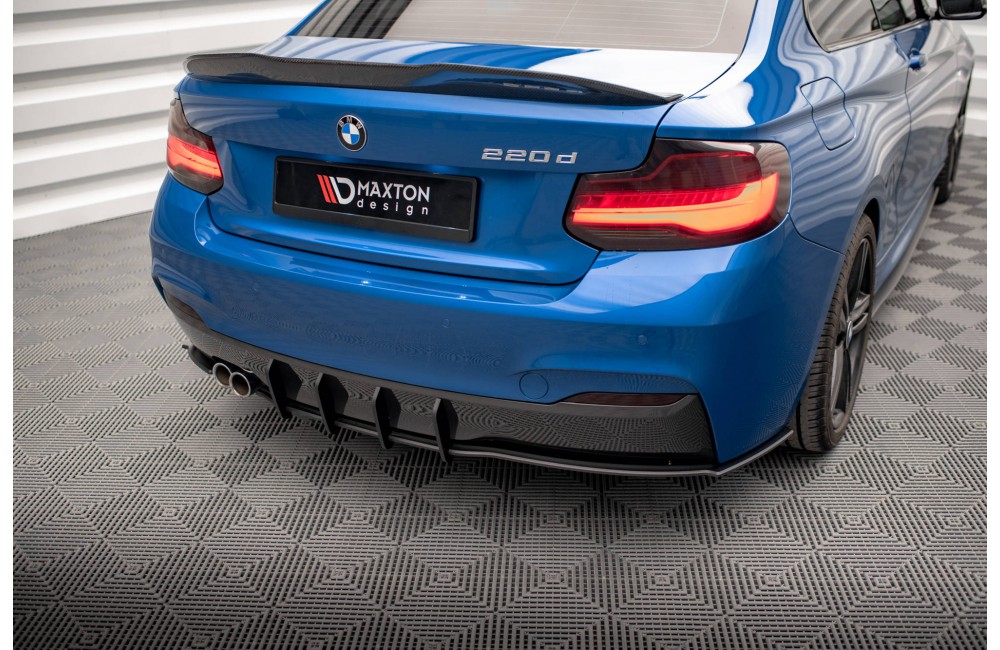 Street Pro Rear Diffuser BMW 2 M-Pack F22 - Black