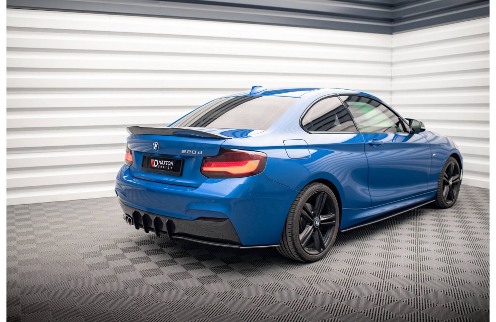 Street Pro Rear Diffuser BMW 2 M-Pack F22 - Black