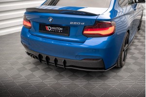 Street Pro Rear Diffuser BMW 2 M-Pack F22 - Black